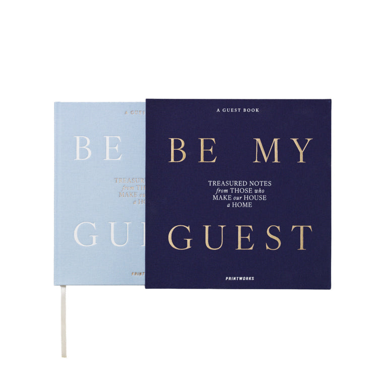 Printworks Gastenboek - Donkerblauw/Lichtblauw